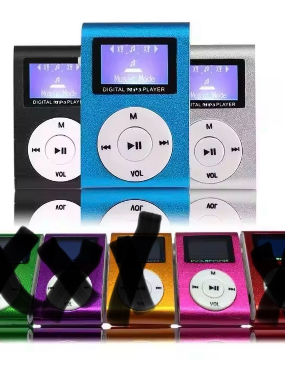 Portable Digital MP3 Player multiple colors